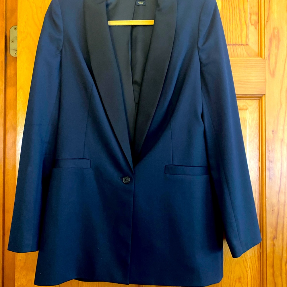 Navy and Black Tuxedo Jacket